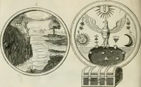 An illustration from Johannis Conradi Barchusen Elementa chemiae, quibius subjuncta est, Confectura lapidis philosophici, imaginibus repraesentata (1718)