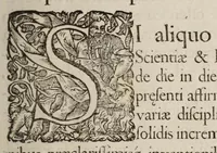 An illustration from Johannis Hevelii Selenographia, sive, Lunae descriptio : atque accurata, tam macularum ejus, quam motuum diversorum, aliarumque omnium vicissitudinum, phasiumque, telescopii ope deprehensarum, delineatio in quâ simul caeterorum omnium planetarum nativa facies, variaeque observationes, praesertim autem macularum solarium, atque jovialium, tubospicillo acquisitae, figuris accuratissimè aeri incisis, sub aspectum ponuntur : nec non quamplurimae astronomicae, opticae, physicaeque quaestiones proponuntur atque resolvuntur : addita est, lentes expoliendi nova ratio : ut et telescopia diversa construendi, et experiendi, horumq; adminiculo, varias observationes coelestes, inprimis quidem eclipsium, cùm solarium, tum lunarium, exquisitè instituendi, itemq diametros stellarum veras, viâ infallibili, determinandi methodus : eoq; quicquid praeterea circa ejusmodi observationes animadverti debet, perspicuè explicatur. -- (1647)