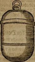 An illustration from Johannis Kunckelii, churfürstl. Brandenb. würcklich bestallt-geheimden Cammer-Dieners, Ars vitraria experimentalis, oder, Vollkommene Glasmacher-Kunst : lehrende, als in einem ... commentario über die ... sieben Bücher P. Anthonii Neri von Florenz, und denen ... Anmerckungen Christophori Merretti ... (so aus den Ital. und Latein. beyde mit Fleiss ins Hochdeutsche übersetzt) die allerkurtz bundigsten Manieren, das reineste Chrystall-Glas, alle gefärbte oder tingirte Gläser, künstliche Edelstein oder Flüsse ... zu machen ... : sampt einem II. Haupt-Thiel, so in drey unterschiedenen Bücher und mehr als 200 Experimenten bestehet, darinnen vom Glasmahlen, Vergulden und Brennen ... Türckisch Pappier, [et]c. ... und viel andere ungemeine Sachen zu machen, gelehret werden : mit einem Anhange von denen Perlen und fast allen natürlichen Edelsteinen .. (1679)