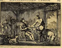 Picture 2 of 32 from Joh[ann] Lodew[ijck] Gottfrieds Historische kronyck; : vervattende een nauwkeurige en volkomene beschrijvingh der aldergedenck waerdigste geschiedenissen des weerelds, van den aenvangh der Scheppingh tot op't jaer Christi 1576. In een nette ordre gebragt na de verdeelingh der vier monarchien, en de bondighste jaer-rekeningh. Op nieuws vertaeld na den derden vermeerderden druck, met byvoegingh van de Historie der Reformatie in Duytschland: en een volkoomen bladwijser aller voornaemste saecken, (1698), leaf 101