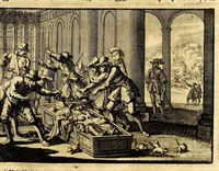 Picture 4 of 32 from Joh[ann] Lodew[ijck] Gottfrieds Historische kronyck; : vervattende een nauwkeurige en volkomene beschrijvingh der aldergedenck waerdigste geschiedenissen des weerelds, van den aenvangh der Scheppingh tot op't jaer Christi 1576. In een nette ordre gebragt na de verdeelingh der vier monarchien, en de bondighste jaer-rekeningh. Op nieuws vertaeld na den derden vermeerderden druck, met byvoegingh van de Historie der Reformatie in Duytschland: en een volkoomen bladwijser aller voornaemste saecken, (1698), leaf 139
