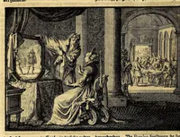 Picture 5 of 32 from Joh[ann] Lodew[ijck] Gottfrieds Historische kronyck; : vervattende een nauwkeurige en volkomene beschrijvingh der aldergedenck waerdigste geschiedenissen des weerelds, van den aenvangh der Scheppingh tot op't jaer Christi 1576. In een nette ordre gebragt na de verdeelingh der vier monarchien, en de bondighste jaer-rekeningh. Op nieuws vertaeld na den derden vermeerderden druck, met byvoegingh van de Historie der Reformatie in Duytschland: en een volkoomen bladwijser aller voornaemste saecken, (1698), leaf 158