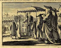 Picture 7 of 32 from Joh[ann] Lodew[ijck] Gottfrieds Historische kronyck; : vervattende een nauwkeurige en volkomene beschrijvingh der aldergedenck waerdigste geschiedenissen des weerelds, van den aenvangh der Scheppingh tot op't jaer Christi 1576. In een nette ordre gebragt na de verdeelingh der vier monarchien, en de bondighste jaer-rekeningh. Op nieuws vertaeld na den derden vermeerderden druck, met byvoegingh van de Historie der Reformatie in Duytschland: en een volkoomen bladwijser aller voornaemste saecken, (1698), leaf 192
