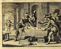Picture 19 of 32 from Joh[ann] Lodew[ijck] Gottfrieds Historische kronyck; : vervattende een nauwkeurige en volkomene beschrijvingh der aldergedenck waerdigste geschiedenissen des weerelds, van den aenvangh der Scheppingh tot op't jaer Christi 1576. In een nette ordre gebragt na de verdeelingh der vier monarchien, en de bondighste jaer-rekeningh. Op nieuws vertaeld na den derden vermeerderden druck, met byvoegingh van de Historie der Reformatie in Duytschland: en een volkoomen bladwijser aller voornaemste saecken, (1698), leaf 370