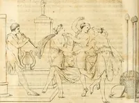 An illustration from Johann Winckelmanns, präsidentens der Alterthümer zu Rom ... Geschichte der Kunst des Alterthums (1764)