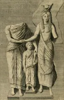 An illustration from Johann Winkelmanns Geschichte der Kunst des Alterthums (1776)