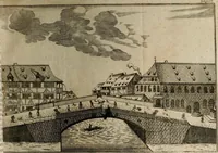 An illustration from Joh. Christophori Wagenseilii De Sacri rom. imperii libera Civitate noribergensi commentatio. Accedit, De Germaniæ, phonascorvm, Von der meister-singer (1697)
