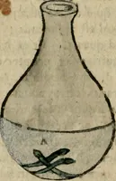 An illustration from Joh. Michaelis Faustij ... Compendium alchymist. novum, sive, Pandora explicata & figuris jllustrata, das ist, Die edelste Gabe Gottes, oder, Ein güldener Schatz : mit welchem die alten und neuen Philosophi, die unvollkommene Metall, durch Gewalt des Feuers verbessert, und allerhand schädliche und unheylsame Kranckheiten innerlich und äusserlich, durch deren Würckung vertrieben haben : dieser Edition wird annoch, nebst vielen Kupffern und über 800 Philosophischen Anmerckungen, ein volkomenes Lexicon alchymisticum novum, und ein vollständiges Register rerum & verborum, beygefüget (1706)