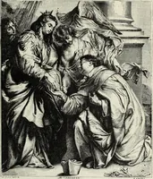 An illustration from John Cassell's Art treasures exhibition: containing engravings of the principal masterpieces of the English, Dutch, Flemish, French, and German schools (1858)