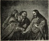 An illustration from John Cassell's Art treasures exhibition: containing engravings of the principal masterpieces of the English, Dutch, Flemish, French, and German schools (1858)