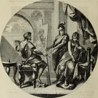 An illustration from John Cassell's Art treasures exhibition: containing engravings of the principal masterpieces of the English, Dutch, Flemish, French, and German schools (1858)