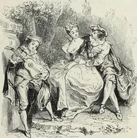 An illustration from John Cassell's Art treasures exhibition: containing engravings of the principal masterpieces of the English, Dutch, Flemish, French, and German schools (1858)