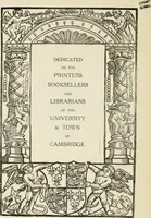 An illustration from John Siberch, the first Cambridge printer, 1521-1522 (1921)