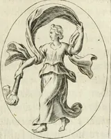An illustration from Jo. Jac. Chiffletii De linteis sepulchralibus Christi Servatoris crisis historica (1688)