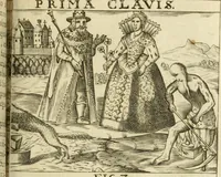 Picture 51 of 75 from Jo. Jacobi Mangeti, medicinae doctoris et sereniss. ac potentiss. regis Prussiae archiatri, Bibliotheca chemica curiosa, seu, Rerum ad alchemiam pertinetium thesaurus instructissimus : quo non tantùm artis auriferae, ac scriptorum in ea nobiliorum historia traditur : lapidis veritas argumentis & experimentis innumeris, immò & juris consultorum judiciis evincitur : termini obscuriores explicantur : cautiones contra impostores & difficultates in tinctura universali conficienda occurrentes, declarantur : verùm etiam tractatus omnes virorum celebriorum, qui in magno sudarunt elixyre, quíque ab ipso Hermete, ut dicitur, Trismegisto, ad nostra usque tempora de chrysopoea scripserunt, cum praecipuis suis commentariis, concinno ordine dispositi exhibentur. Ad quorum omnium illustrationem additae sunt quamplurimae figurae aeneae (1702), leaf 1414