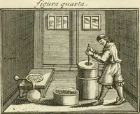 Picture 62 of 75 from Jo. Jacobi Mangeti, medicinae doctoris et sereniss. ac potentiss. regis Prussiae archiatri, Bibliotheca chemica curiosa, seu, Rerum ad alchemiam pertinetium thesaurus instructissimus : quo non tantùm artis auriferae, ac scriptorum in ea nobiliorum historia traditur : lapidis veritas argumentis & experimentis innumeris, immò & juris consultorum judiciis evincitur : termini obscuriores explicantur : cautiones contra impostores & difficultates in tinctura universali conficienda occurrentes, declarantur : verùm etiam tractatus omnes virorum celebriorum, qui in magno sudarunt elixyre, quíque ab ipso Hermete, ut dicitur, Trismegisto, ad nostra usque tempora de chrysopoea scripserunt, cum praecipuis suis commentariis, concinno ordine dispositi exhibentur. Ad quorum omnium illustrationem additae sunt quamplurimae figurae aeneae (1702), leaf 1522