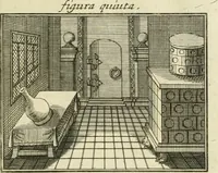 Picture 63 of 75 from Jo. Jacobi Mangeti, medicinae doctoris et sereniss. ac potentiss. regis Prussiae archiatri, Bibliotheca chemica curiosa, seu, Rerum ad alchemiam pertinetium thesaurus instructissimus : quo non tantùm artis auriferae, ac scriptorum in ea nobiliorum historia traditur : lapidis veritas argumentis & experimentis innumeris, immò & juris consultorum judiciis evincitur : termini obscuriores explicantur : cautiones contra impostores & difficultates in tinctura universali conficienda occurrentes, declarantur : verùm etiam tractatus omnes virorum celebriorum, qui in magno sudarunt elixyre, quíque ab ipso Hermete, ut dicitur, Trismegisto, ad nostra usque tempora de chrysopoea scripserunt, cum praecipuis suis commentariis, concinno ordine dispositi exhibentur. Ad quorum omnium illustrationem additae sunt quamplurimae figurae aeneae (1702), leaf 1522
