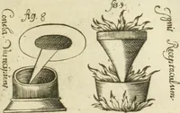 Picture 16 of 75 from Jo. Jacobi Mangeti, medicinae doctoris et sereniss. ac potentiss. regis Prussiae archiatri, Bibliotheca chemica curiosa, seu, Rerum ad alchemiam pertinetium thesaurus instructissimus : quo non tantùm artis auriferae, ac scriptorum in ea nobiliorum historia traditur : lapidis veritas argumentis & experimentis innumeris, immò & juris consultorum judiciis evincitur : termini obscuriores explicantur : cautiones contra impostores & difficultates in tinctura universali conficienda occurrentes, declarantur : verùm etiam tractatus omnes virorum celebriorum, qui in magno sudarunt elixyre, quíque ab ipso Hermete, ut dicitur, Trismegisto, ad nostra usque tempora de chrysopoea scripserunt, cum praecipuis suis commentariis, concinno ordine dispositi exhibentur. Ad quorum omnium illustrationem additae sunt quamplurimae figurae aeneae (1702), leaf 564