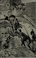 An illustration from Jones of the 64th : a tale of the battles of Assaye and Laswaree (1908)