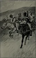 An illustration from Jones of the 64th : a tale of the battles of Assaye and Laswaree (1908)