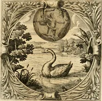 An illustration from Josephi felicissimi quondam, et gloriossisimi in Aegypto proregis polymita : variis liciorum coloribus distincta diversisque picturarum figuris illustrata : hoc est, virtutum regiarum in pluribus olim clarissimisque principibus laudatarum symmetria in unum, absolutumque ornatum animi coronis nati concinnata, et Josepho primo Leopoldi I. caesaris filio in Romanorum regem felicibus auspiciis nuper inaugurato : ab Archiducali, Caesareo, et Academico Societ. Jesu collegio Graecii in obsequiosae gratulationis argumentum demississimè oblata (1690)