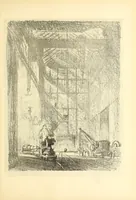 An illustration from Joseph Pennell's pictures of war work in England, reproductions of a series of drawings and lithographs of the munition works made by him with the permission and authority of the British government (1917)