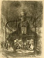 An illustration from Joseph Pennell's pictures of war work in America : reproductions of a series of lithographs of munition works made by him with the permission and authority of the United States government, with notes and an introduction by the artist (1918)
