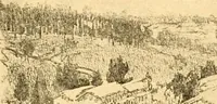 An illustration from Joseph Pennell's pictures of war work in America : reproductions of a series of lithographs of munition works made by him with the permission and authority of the United States government, with notes and an introduction by the artist (1918)