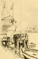 An illustration from Joseph Pennell's pictures of war work in America : reproductions of a series of lithographs of munition works made by him with the permission and authority of the United States government, with notes and an introduction by the artist (1918)