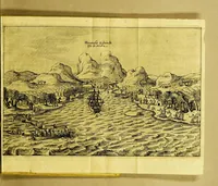An illustration from Journael ofte beschryvinghe van de wonderlijcke reyse (1632)