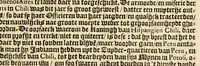 An illustration from Journael vande Nassausche vloot, : ofte beschrijvinghe van de voyagie om den gantschen aertkloot, gedaen met elf schepen: onder't beleyt van den Admirael Jaques L'Heremite, ende Vice-Admirael Geen Huygen Schapenham, inde jaren 1623. 1624. 1625. en 1626. : Noch is hier by gevoeght een beschrijvinge van de regeringhe van Peru, sijn grooten rijckdom ende vruchtbaerheydt. (1652)