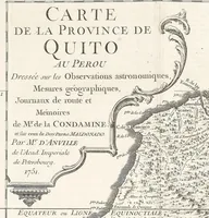 An illustration from Journal du voyage fait par ordre du roi, a l'équateur : servant d'introduction historique a la Mesure des trois premiers degrés du méridien (1751)