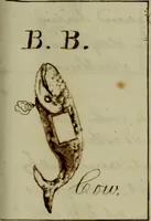 An illustration from [Journal of the Saratoga (Ship) of New Bedford, Mass. mastered by Frederick Slocum, kept by Washington Fosdick, on voyage from April 23, 1857 - December 12, 1858] (1857)