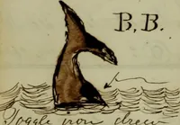 An illustration from [Journal of the Saratoga (Ship) of New Bedford, Mass. mastered by Frederick Slocum, kept by Washington Fosdick, on voyage from April 23, 1857 - December 12, 1858] (1857)