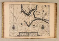 An illustration from Journal ou description du merveilleux voyage de Guillaume Schouten : Hollandois natif de Hoorn, fait es années 1615, 1616, & 1617, comme (en circum-navigeant le globe terrestre) il a descouvert vers le Zud du destroit de Magellan vn nouveau passage, jusques à la grande Mer de Zud. Ensemble, des avantures admirables qui luy sont advenues en descouvrant de plusieurs isles, & peuples estranges (1619)
