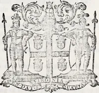 An illustration from Journals of the House of Burgesses of Virginia (1619)
