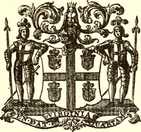 An illustration from Journals of the House of Burgesses of Virginia (1619)