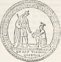 An illustration from Journals of the House of Burgesses of Virginia (1619)