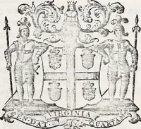 An illustration from Journals of the House of Burgesses of Virginia (1619)