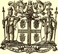 An illustration from Journals of the House of Burgesses of Virginia (1619)