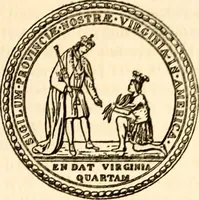 An illustration from Journals of the House of Burgesses of Virginia (1619)