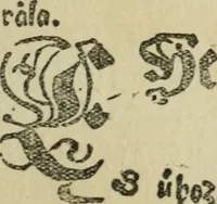 An illustration from Új testamentu maar ellven, mellet az görög és diák ellvbol ... fordijtant [Sylvester János.] (1541)