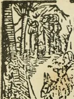 An illustration from Új testamentu maar ellven, mellet az görög és diák ellvbol ... fordijtant [Sylvester János.] (1541)