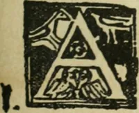 An illustration from Új testamentu maar ellven, mellet az görög és diák ellvbol ... fordijtant [Sylvester János.] (1541)