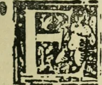 An illustration from Új testamentu maar ellven, mellet az görög és diák ellvbol ... fordijtant [Sylvester János.] (1541)