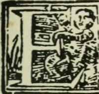 An illustration from Új testamentu maar ellven, mellet az görög és diák ellvbol ... fordijtant [Sylvester János.] (1541)