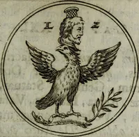 An illustration from Justi Rycquii De Capitolio romano commentarius : in quo illustria ejus olim aedificia, sacra, & profana : deorum dearumque nomina : arcus item triumphales, columnae, statuae, tropaea, colossi, caeteraque ornamenta ad curate describuntur : & plura alia antiquitatis monimenta proferuntur, emendantur, explicantur : figuris aenis & notis viri philologi illustrata & aucta (1696)