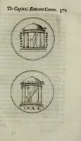 Picture 15 of 19 from Justi Rycquii De Capitolio romano commentarius : in quo illustria ejus olim aedificia, sacra, & profana : deorum dearumque nomina : arcus item triumphales, columnae, statuae, tropaea, colossi, caeteraque ornamenta ad curate describuntur : & plura alia antiquitatis monimenta proferuntur, emendantur, explicantur : figuris aenis & notis viri philologi illustrata & aucta (1696), leaf 388