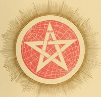 An illustration from The Kabbala: the true science of light; an introduction to the philosophy and theosophy of the ancient sages. Together with a chapter on Light in the vegetable kingdom (1877)