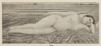 An illustration from Katalog der farbigen Kunstblätter aus der München Jugend : Sonder-Ausgabe der 3000 Kunstblätter der Jugend : ausgewählt aus den Jahrgängen 1896-1911 (1912)
